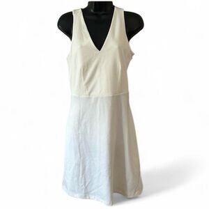 GAP T strap White Dress size 4